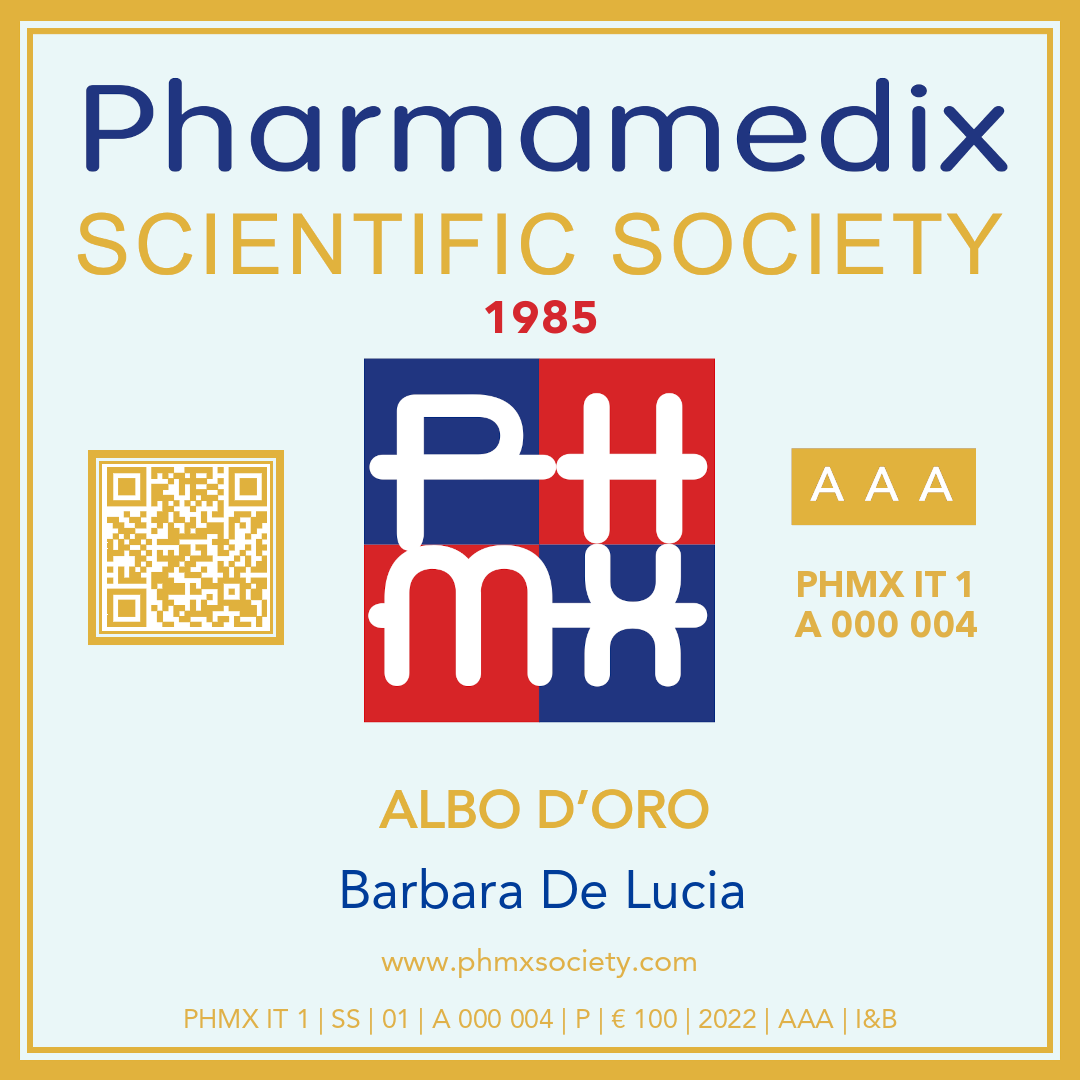 Pharmamedix Scientific Society - Token Id A 000 004 - BARBARA DE LUCIA